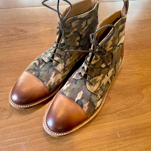 TAFT Camo boots with leather accents size 42 - Picture 13 of 15